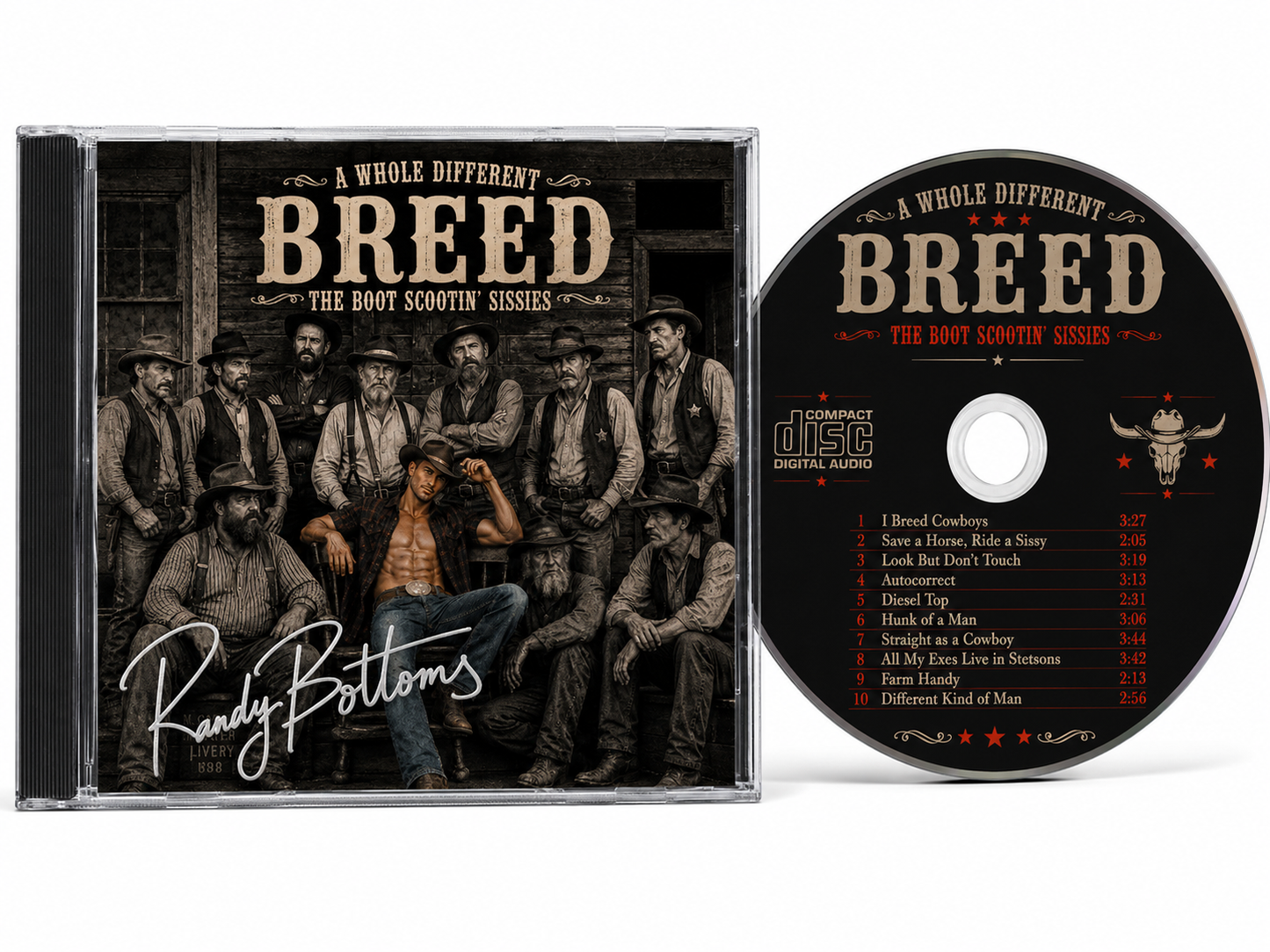 A Whole Different Breed — Signed & Numbered CD (Limited to 50) (Pre-Order)