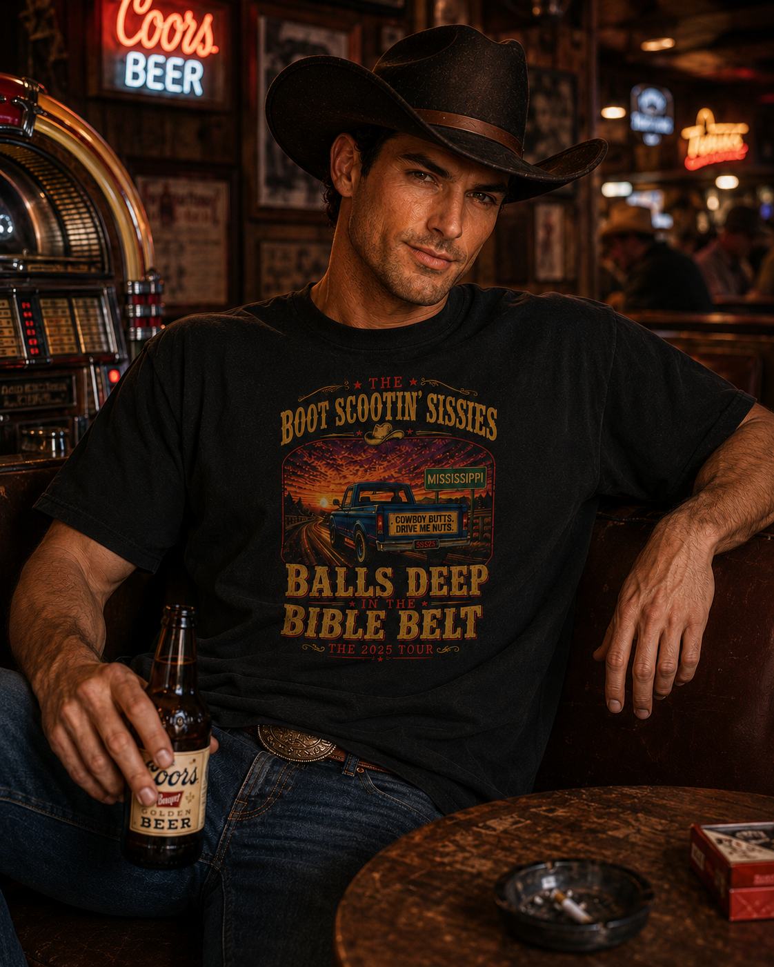 Balls Deep in the Bible Belt 2025 Tour Tee