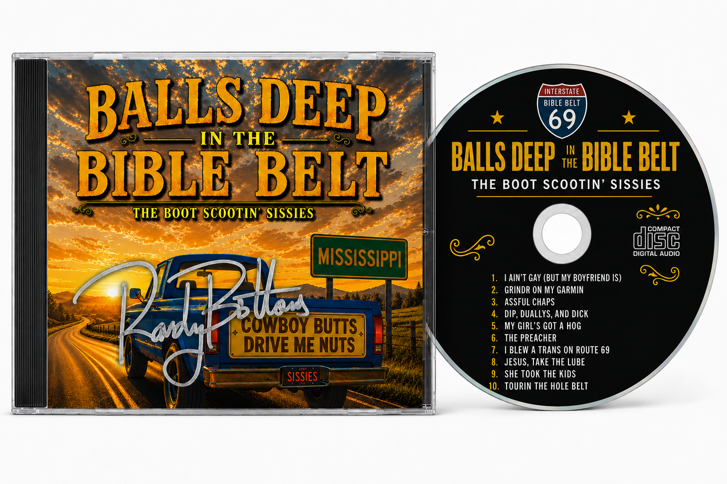 Balls Deep in the Bible Belt — Signed & Numbered CD (Limited to 50)